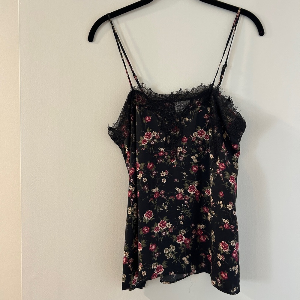 Cami NYC Black Floral Lace Cami